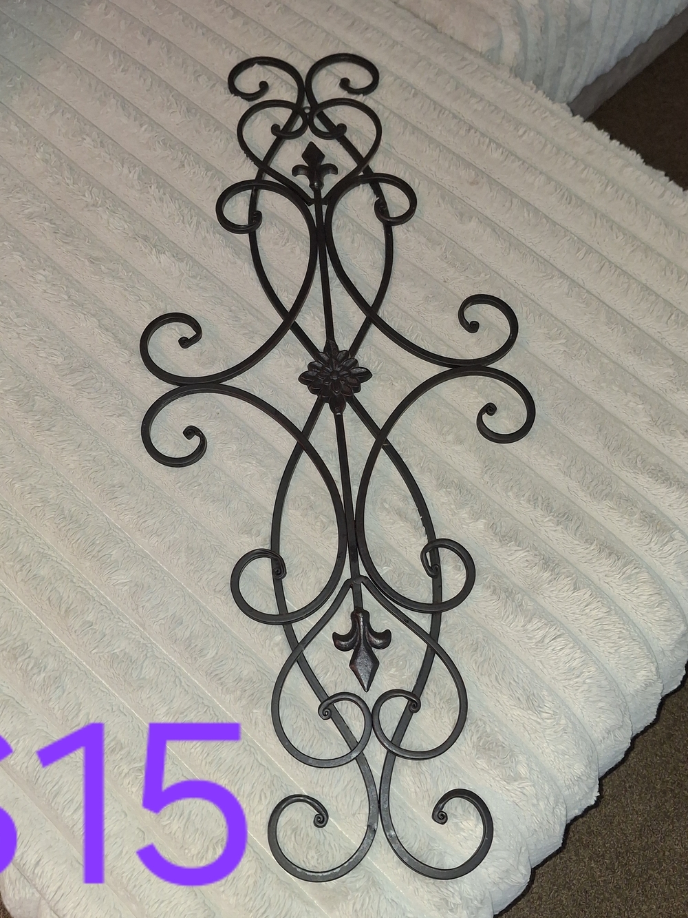 Hobby Lobby Black Wrought Metal Scroll Wall Art